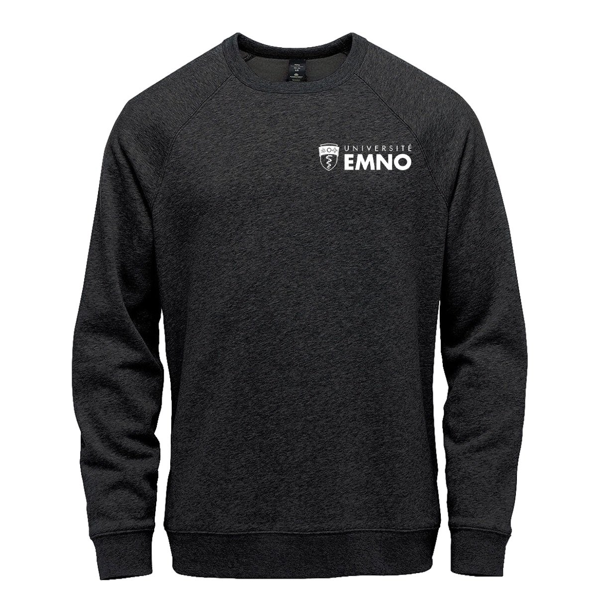 Sweater mockup with the French NOSM University logo